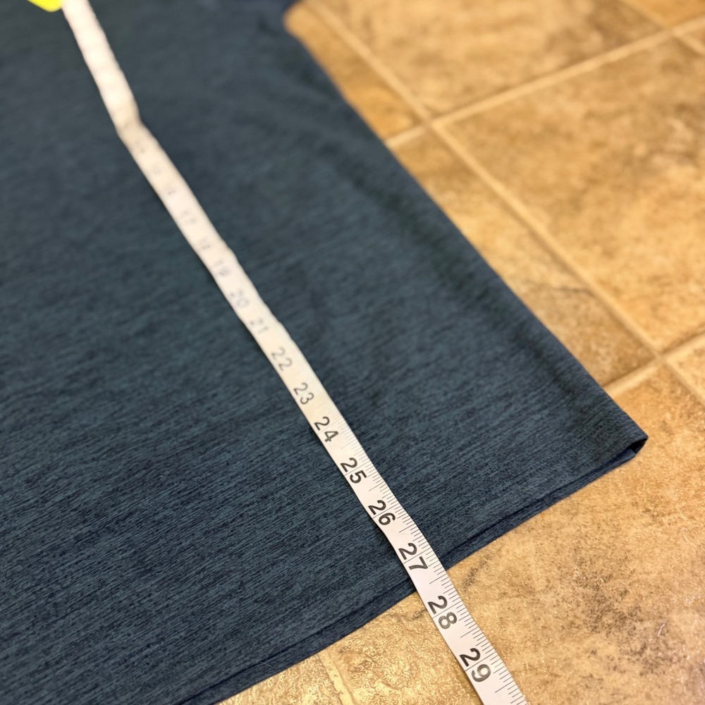 All in Motion Mens Soft Stretch T-Shirt Blue Heather S Quick Dry UPF 50+ P6R576 - Picture 5 of 12